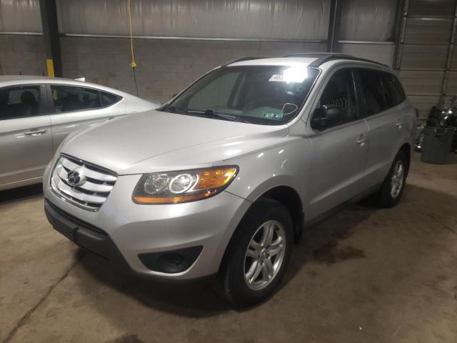 5XYZGDAB0BG012463 - 2011 HYUNDAI SANTA FE G SILVER photo 2