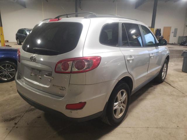 5XYZGDAB0BG012463 - 2011 HYUNDAI SANTA FE G SILVER photo 4