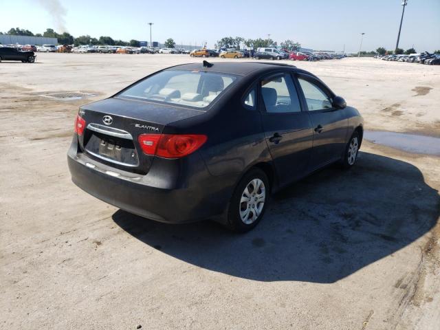 KMHDU4AD3AU053439 - 2010 HYUNDAI ELANTRA BL BLACK photo 4