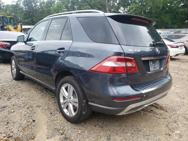 4JGDA5HBXDA203829 - 2013 MERCEDES-BENZ ML 350 4MA BLUE photo 3