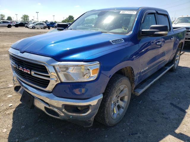 1C6SRFFT6KN803105 - 2019 RAM 1500 BIG H BLUE photo 2