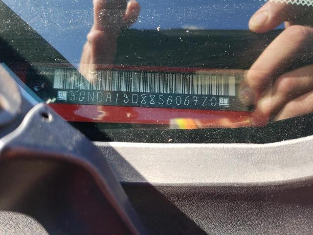 3GNDA13D88S606970 - 2008 CHEVROLET HHR LS RED photo 10