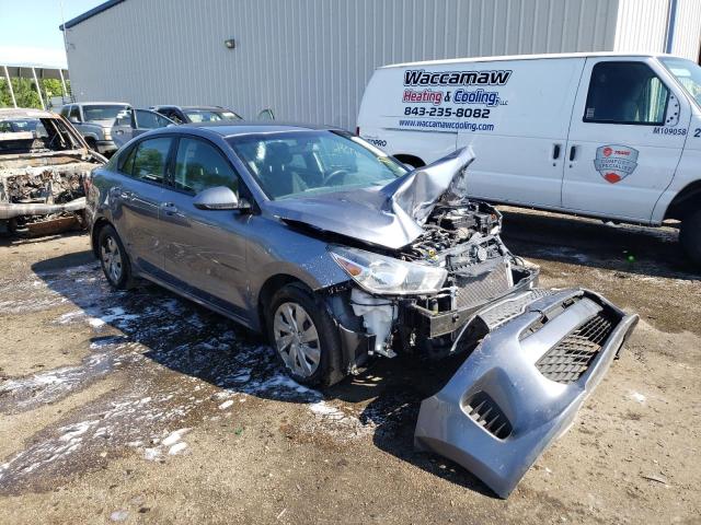 3KPA24AB9KE163388 - 2019 KIA RIO S GRAY photo 1