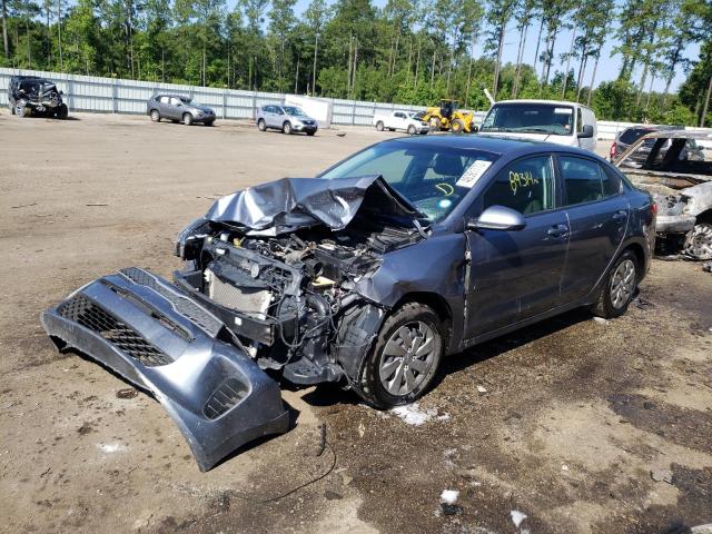 3KPA24AB9KE163388 - 2019 KIA RIO S GRAY photo 9