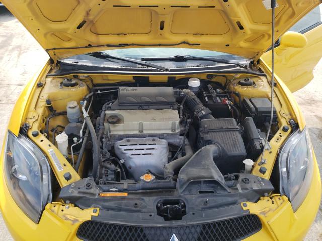 0K1438777344 - 2009 MITSUBISHI ECLIPSE GS YELLOW photo 7