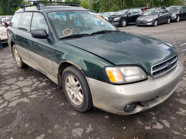 4S3BH675617617661 - 2001 SUBARU LEGACY OUT GREEN photo 1