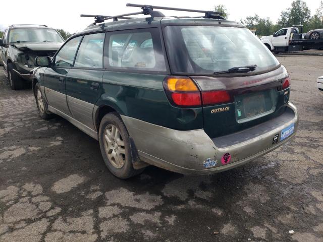 4S3BH675617617661 - 2001 SUBARU LEGACY OUT GREEN photo 3