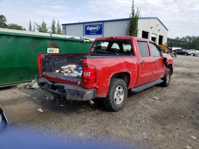 3GCRCSEA0AG209781 - 2010 CHEVROLET SILVERADO RED photo 4