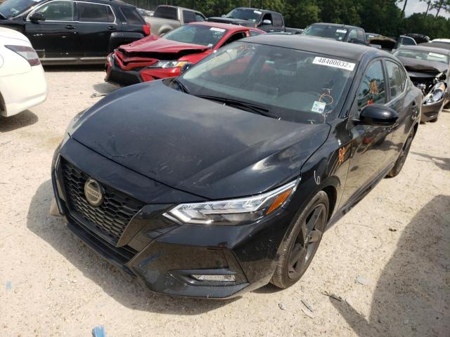 3N1AB8DV2NY250942 - 2022 NISSAN SENTRA SR BLACK photo 2