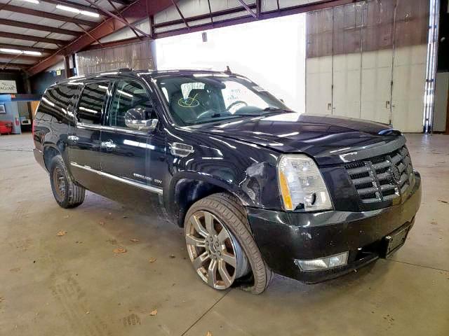 1GYS4HEF9CR146593 - 2012 CADILLAC ESCALADE E BLACK photo 1