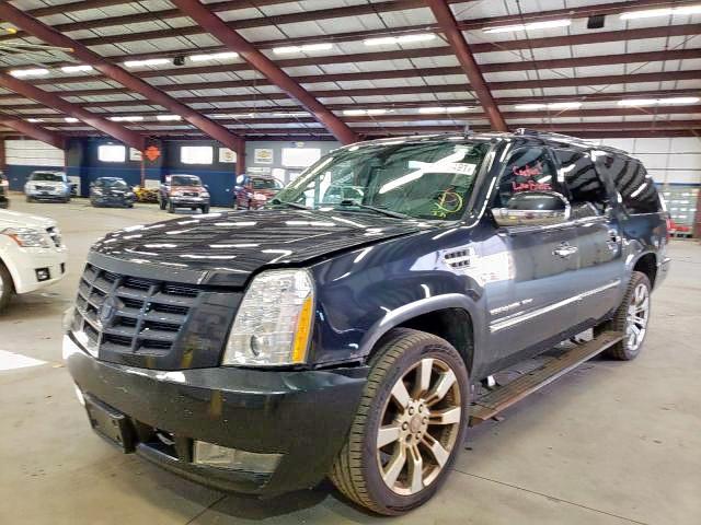 1GYS4HEF9CR146593 - 2012 CADILLAC ESCALADE E BLACK photo 2