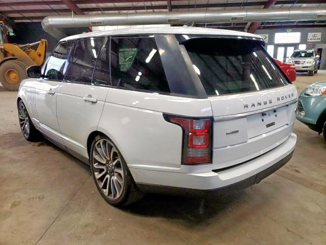 SALGV2FE0HA323638 - 2017 LAND ROVER RANGE ROVE WHITE photo 3