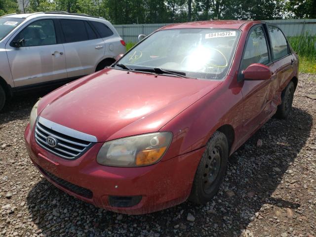 KNAFE222195660079 - 2009 KIA SPECTRA EX RED photo 2