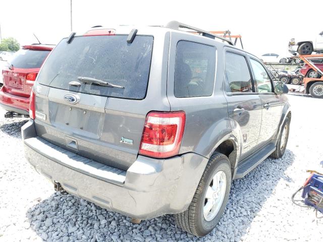 1FMCU9DG2BKB71722 - 2011 FORD ESCAPE GRAY photo 4