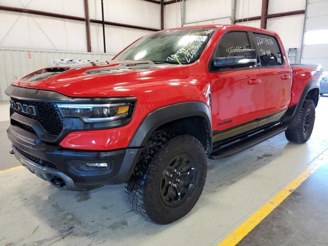 1C6SRFU91MN738870 - 2021 RAM 1500 TRX RED photo 2