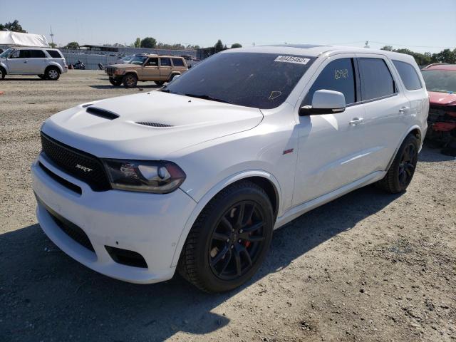 1C4SDJGJ1JC248078 - 2018 DODGE DURANGO SR WHITE photo 2