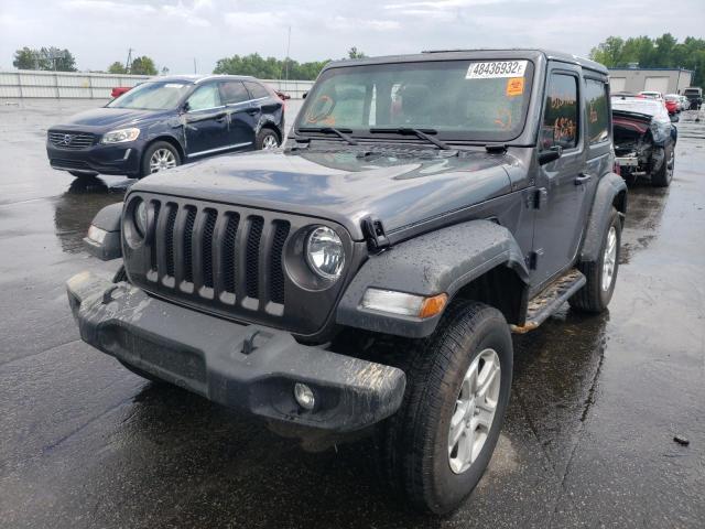 1C4GJXAN8MW757312 - 2021 JEEP WRANGLER S GRAY photo 2