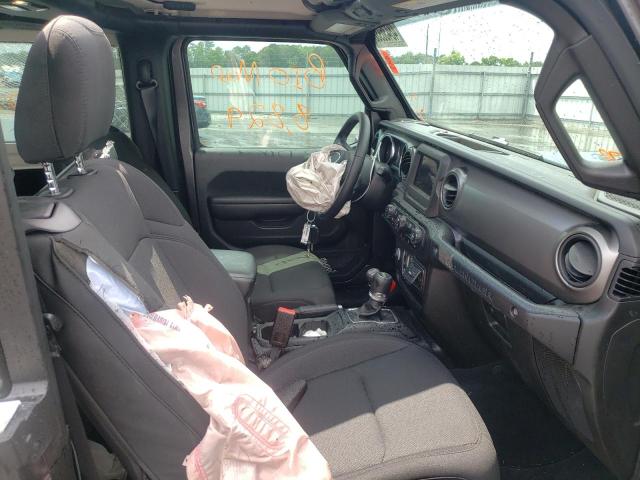 1C4GJXAN8MW757312 - 2021 JEEP WRANGLER S GRAY photo 5