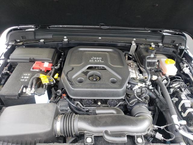 1C4GJXAN8MW757312 - 2021 JEEP WRANGLER S GRAY photo 7