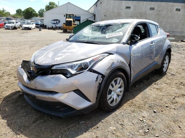 NMTKHMBX0KR098724 - 2019 TOYOTA C-HR XLE SILVER photo 2