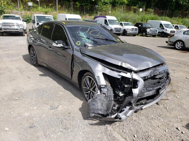 JN1EV7AR0HM833155 - 2017 INFINITI Q50 PREMIU GRAY photo 1