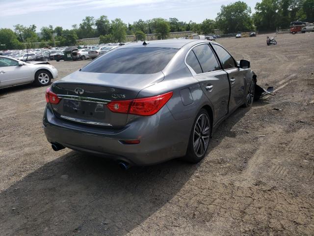 JN1EV7AR0HM833155 - 2017 INFINITI Q50 PREMIU GRAY photo 4