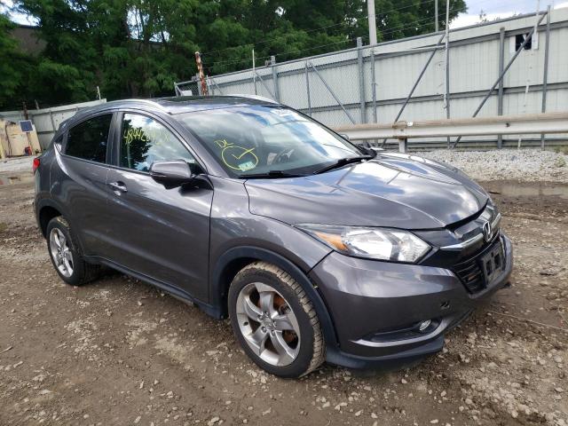 3CZRU6H73HM722128 - 2017 HONDA HR-V EXL GRAY photo 1