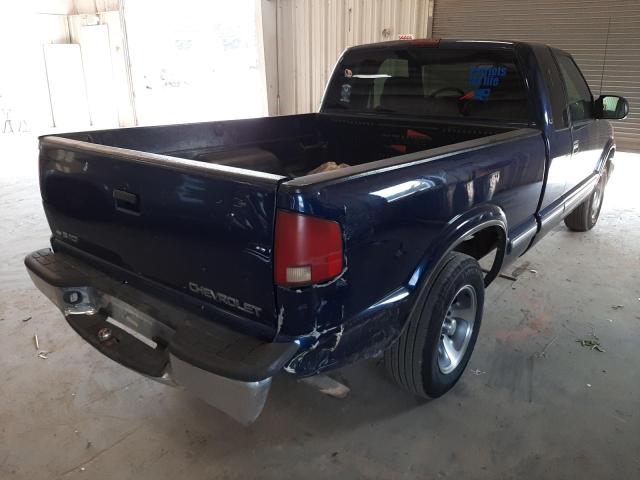 1GCCS19W81K126150 - 2001 CHEVROLET S TRUCK S1 BLUE photo 4