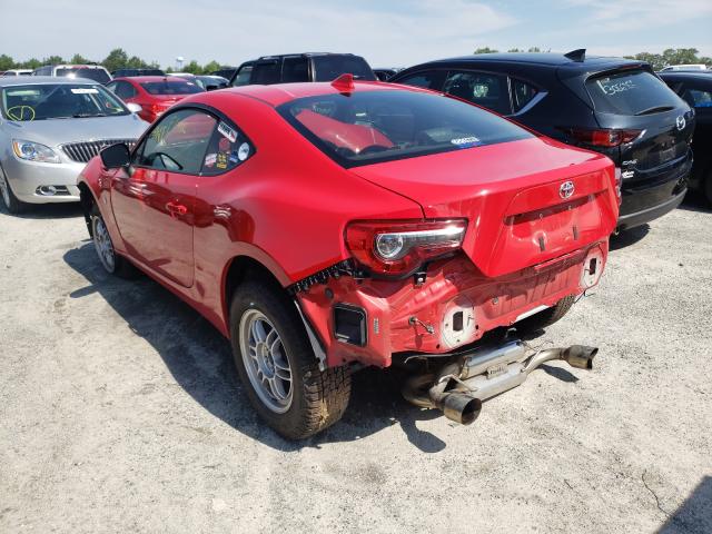 JF1ZNAA10H8700108 - 2017 TOYOTA 86 BASE RED photo 3