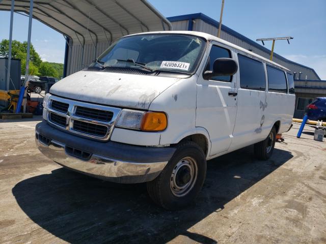 2B5WB35Z91K538413 - 2001 DODGE RAM WAGON B3500  photo 2