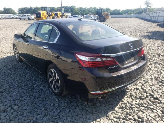 1HGCR3F04GA034797 - 2016 HONDA ACCORD EXL BLACK photo 3