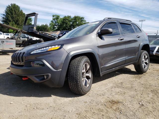 1C4PJMBB4EW221087 - 2014 JEEP CHEROKEE T CHARCOAL photo 2