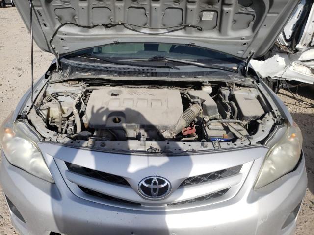 2T1BU4EE2BC562211 - 2011 TOYOTA COROLLA BA SILVER photo 7