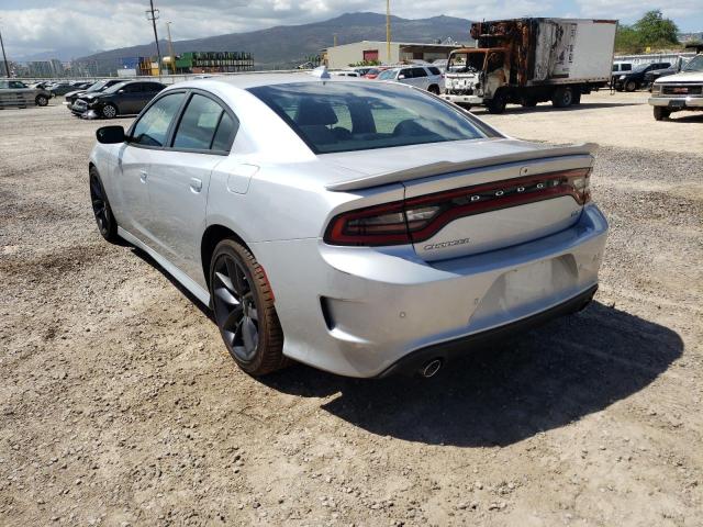 2C3CDXHG8MH569714 - 2021 DODGE CHARGER GT SILVER photo 3