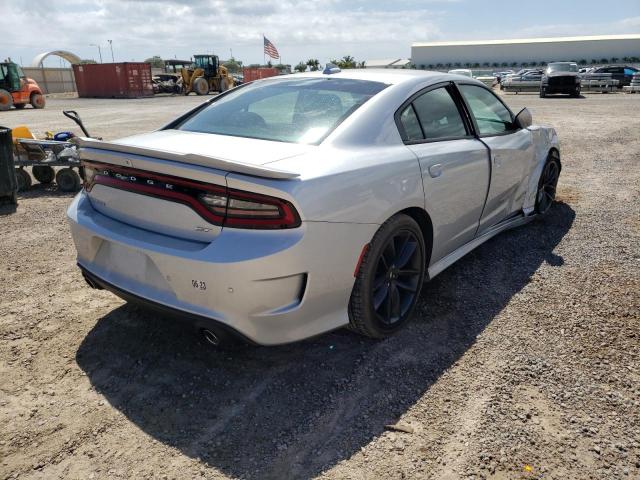 2C3CDXHG8MH569714 - 2021 DODGE CHARGER GT SILVER photo 4