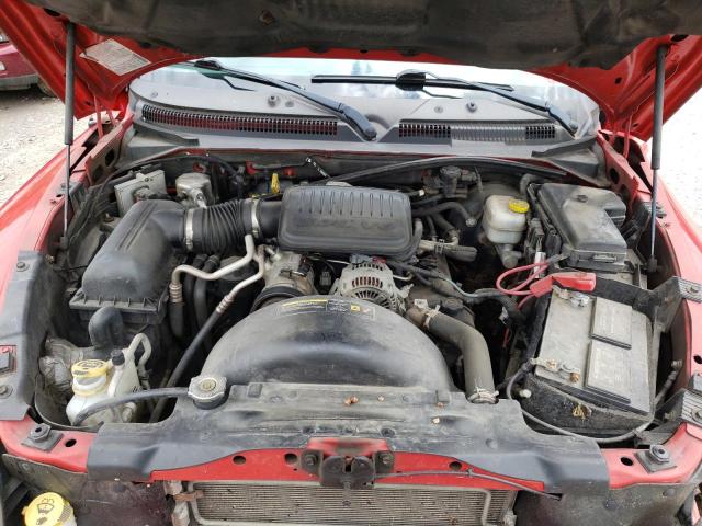 1D7HW48K26S535879 - 2006 DODGE DAKOTA QUA RED photo 7