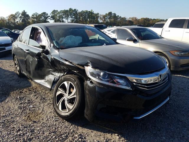 1HGCR2F39GA099570 - 2016 HONDA ACCORD LX BLACK photo 1