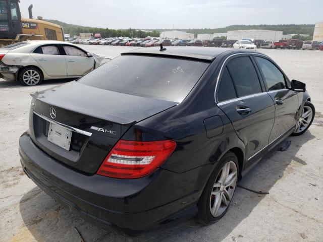 WDDGF4HB1EA934685 - 2014 MERCEDES-BENZ C 250 BLACK photo 4