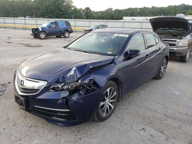 19UUB1F53HA006791 - 2017 ACURA TLX TECH BLUE photo 2