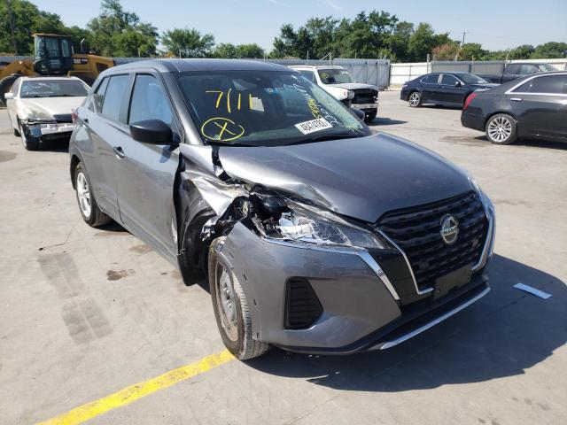 3N1CP5BV8ML543364 - 2021 NISSAN KICKS S GRAY photo 1