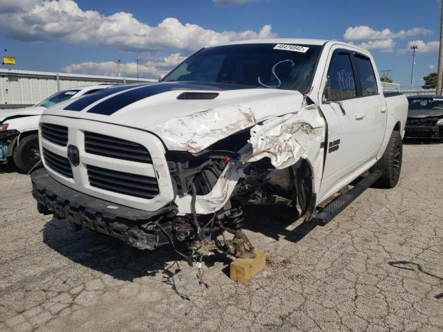 1C6RR7MT1HS545237 - 2017 RAM 1500 SPORT WHITE photo 2