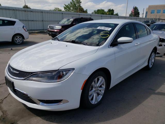 1C3CCCAB5FN529451 - 2015 CHRYSLER 200 LIMITE WHITE photo 2