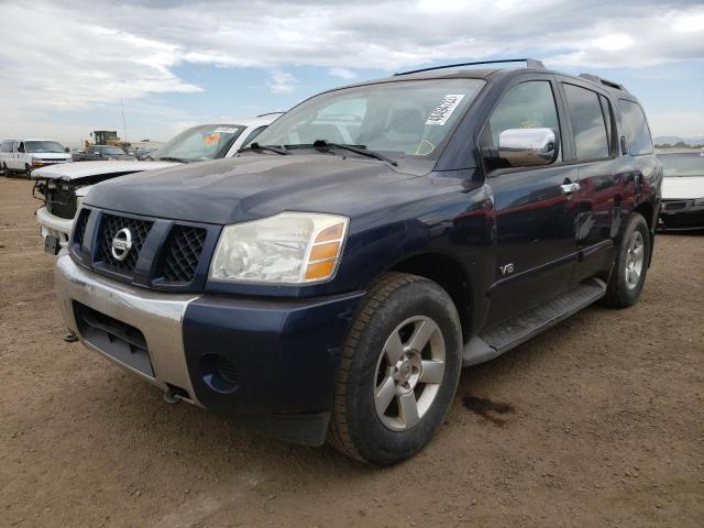 5N1AA08B06N725385 - 2006 NISSAN ARMADA SE BLUE photo 2