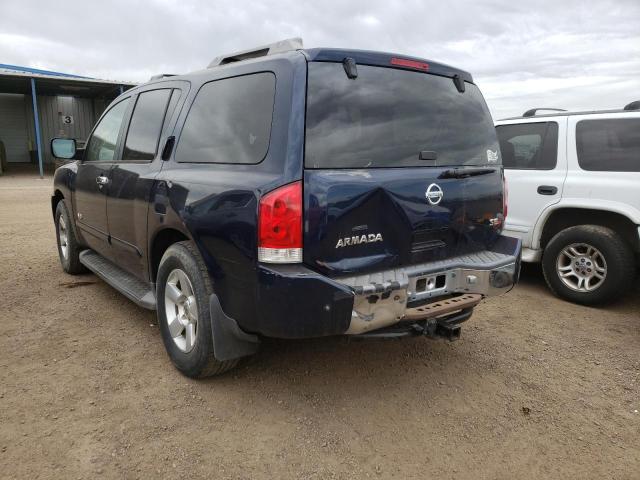 5N1AA08B06N725385 - 2006 NISSAN ARMADA SE BLUE photo 3