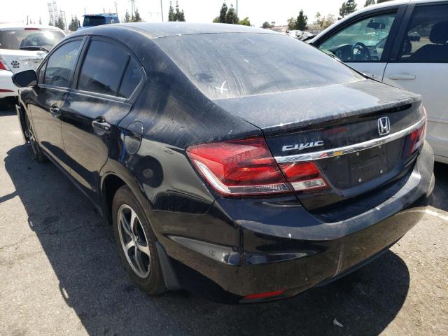 19XFB2F72FE233382 - 2015 HONDA CIVIC SE BLACK photo 3