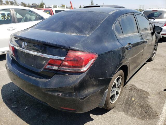 19XFB2F72FE233382 - 2015 HONDA CIVIC SE BLACK photo 4