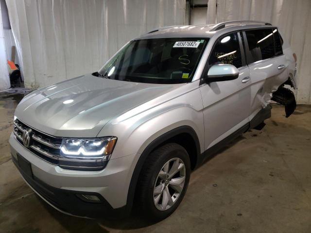 1V2LR2CAXJC550985 - 2018 VOLKSWAGEN ATLAS SE SILVER photo 2