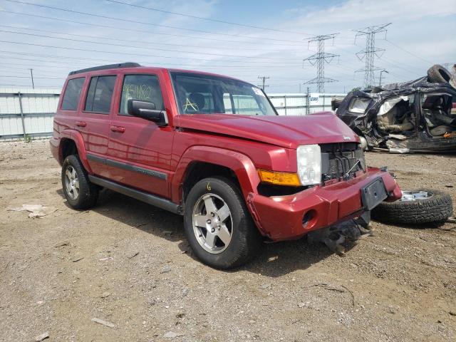 1J8HH48K89C550429 - 2009 JEEP COMMANDER წითელი ფოტო 1