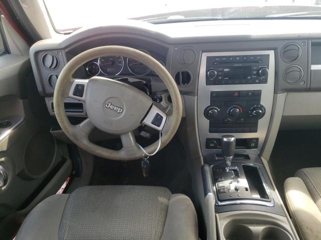 1J8HH48K89C550429 - 2009 JEEP COMMANDER წითელი ფოტო 9