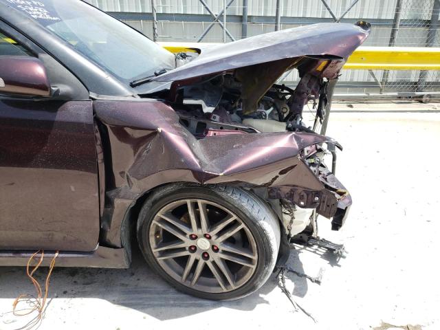 JTKJF5C73D3065026 - 2013 TOYOTA SCION TC იასამნისფერი ფოტო 9